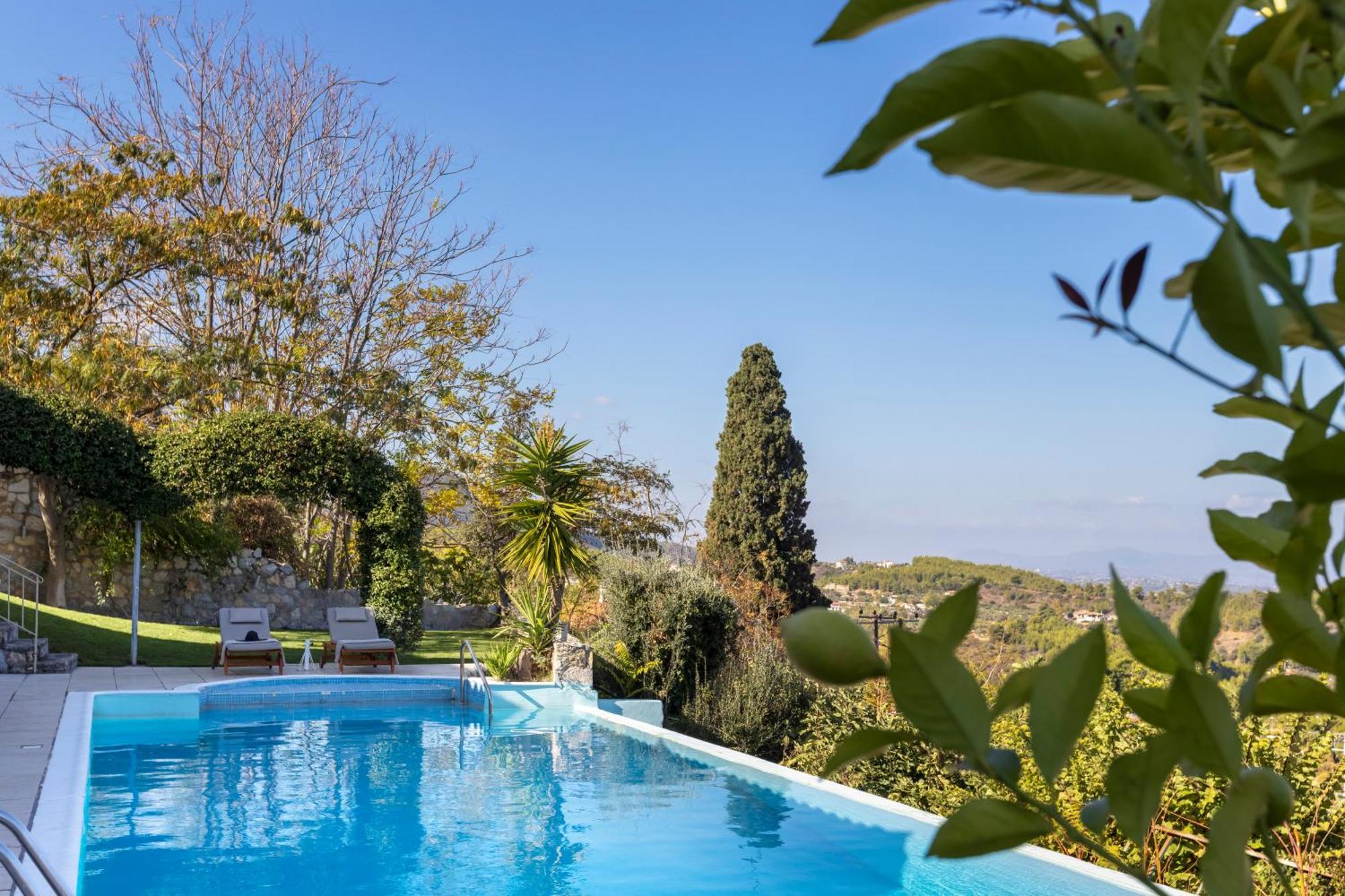 Villa Marrone Splendid Seaview Markopoulon Oropou Экстерьер фото