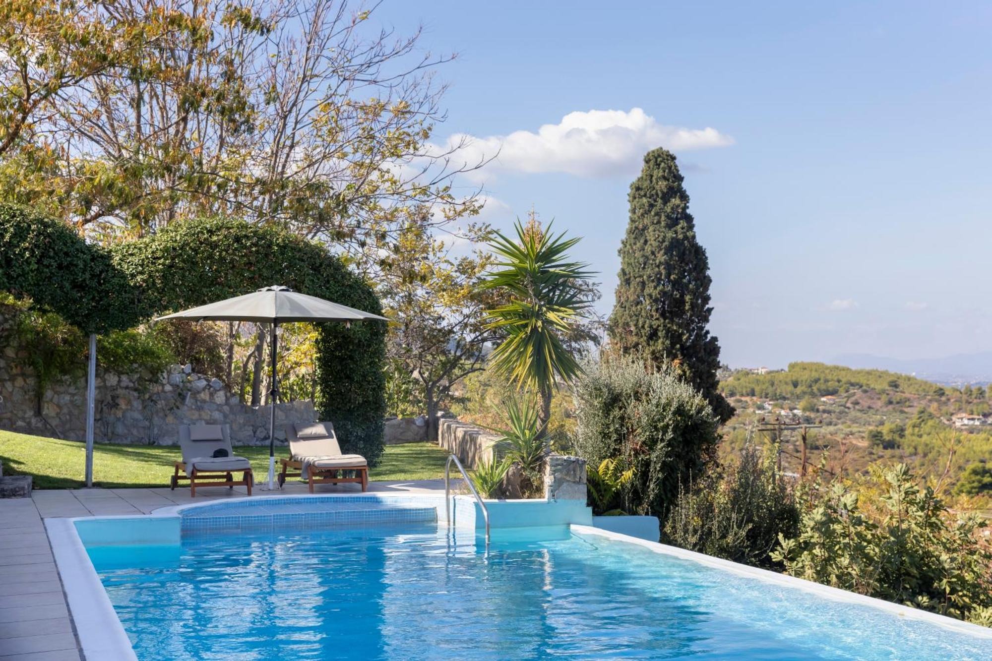 Villa Marrone Splendid Seaview Markopoulon Oropou Экстерьер фото