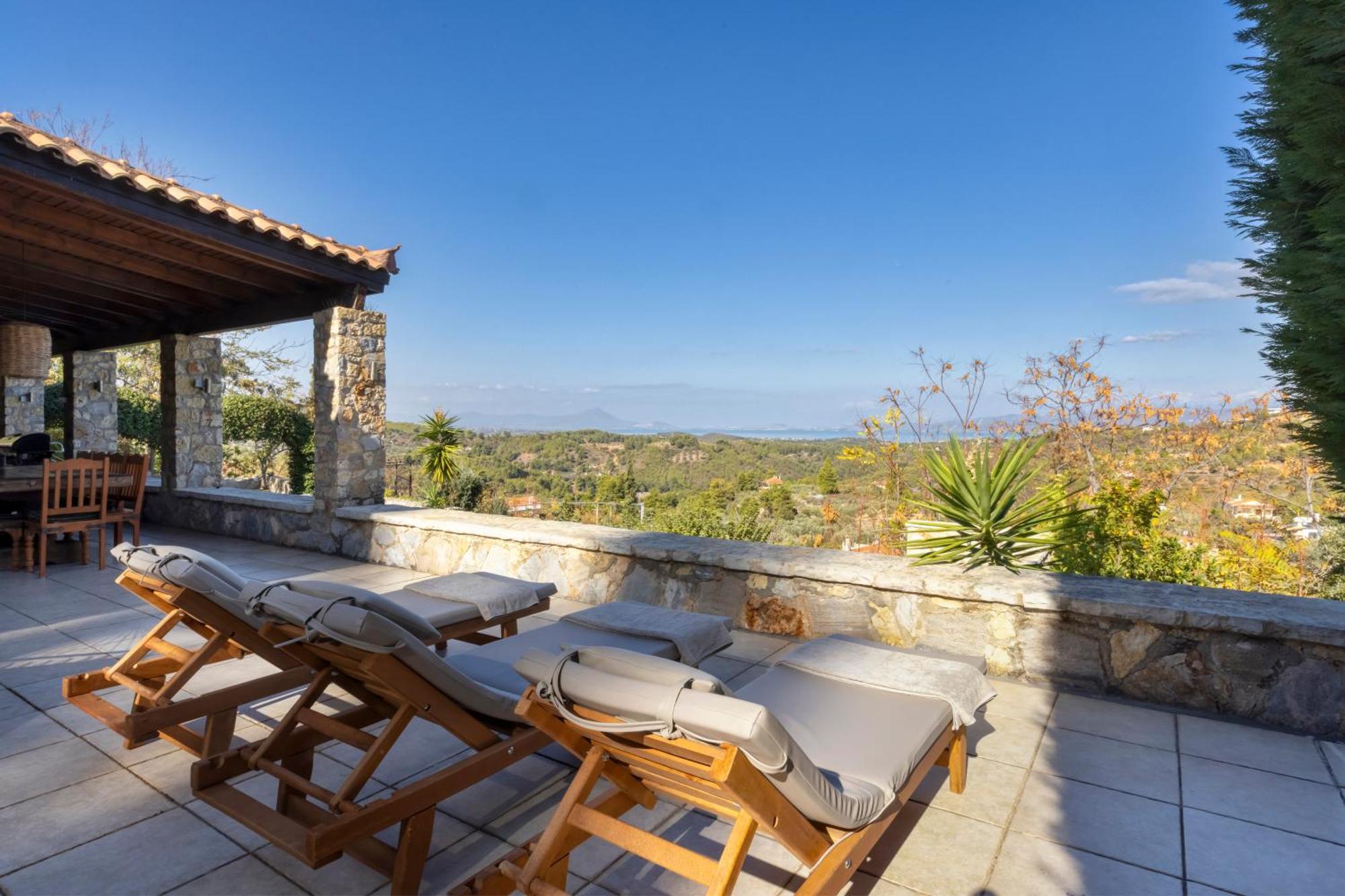 Villa Marrone Splendid Seaview Markopoulon Oropou Экстерьер фото