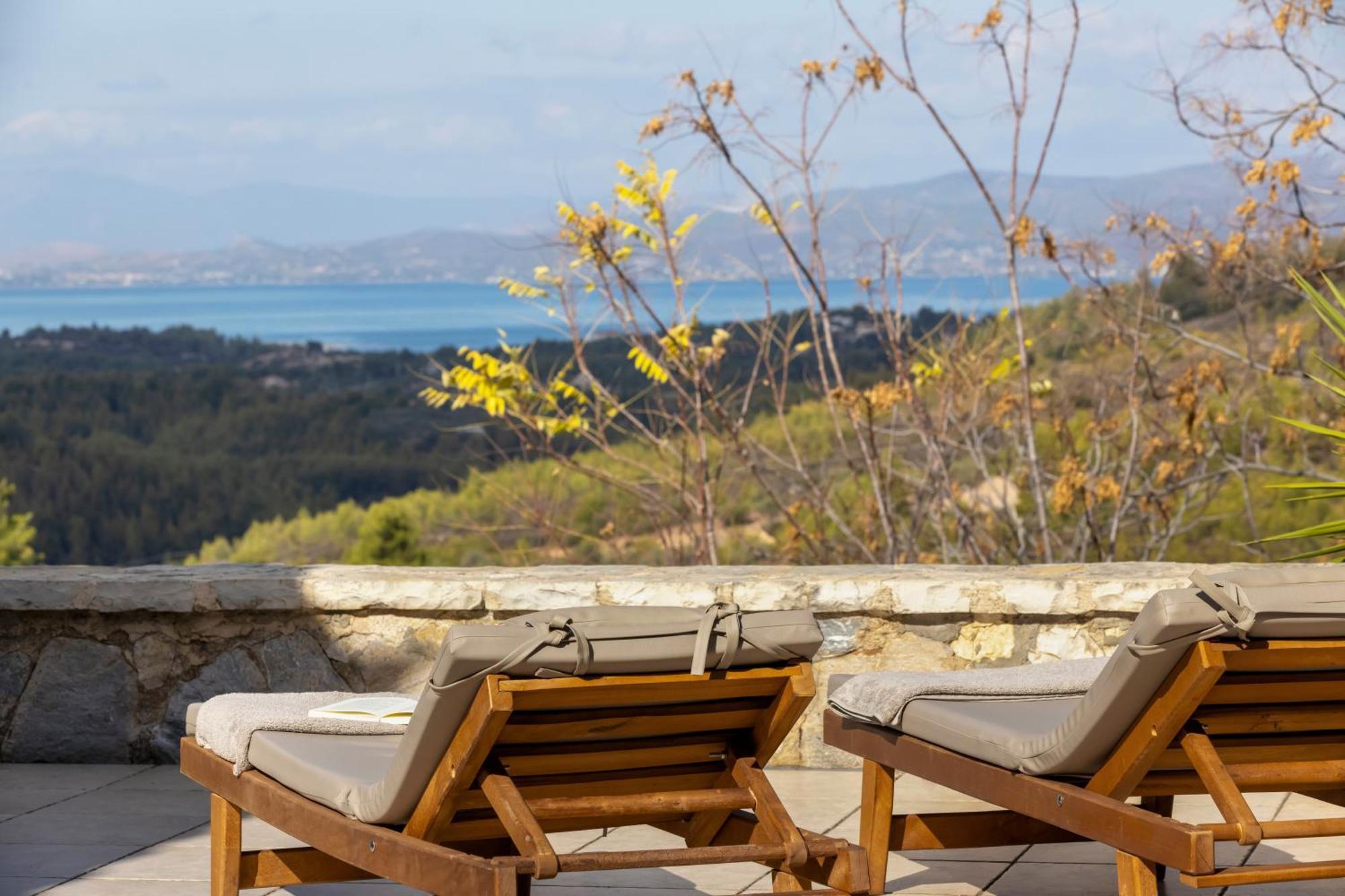Villa Marrone Splendid Seaview Markopoulon Oropou Экстерьер фото