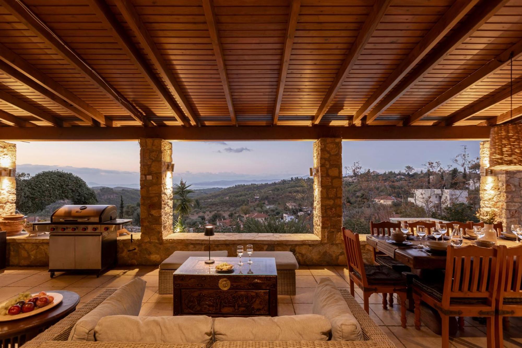 Villa Marrone Splendid Seaview Markopoulon Oropou Экстерьер фото