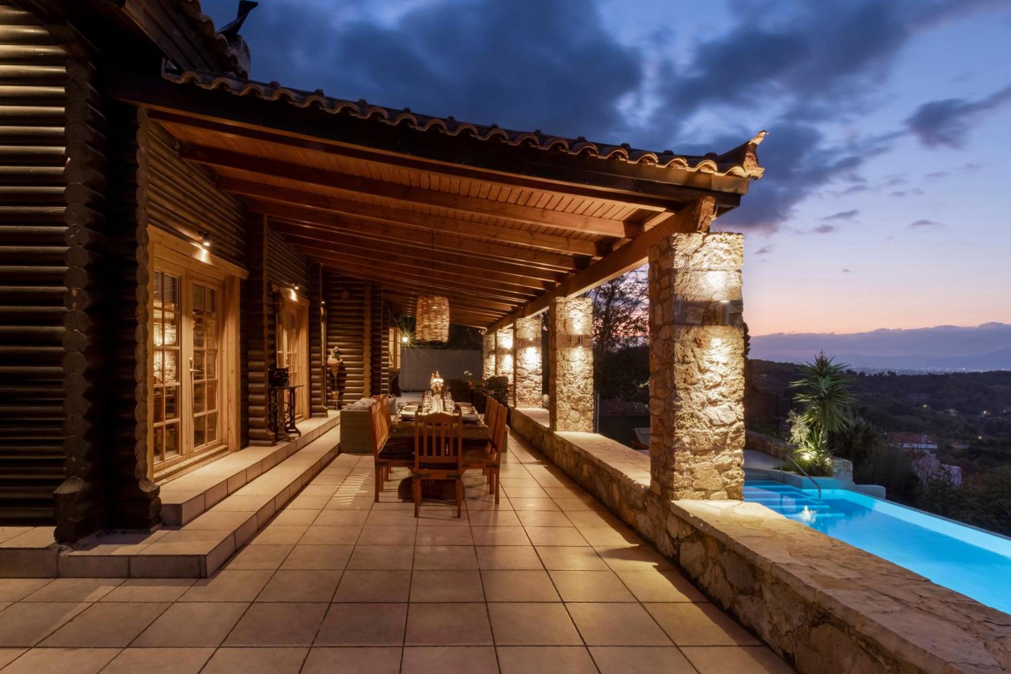 Villa Marrone Splendid Seaview Markopoulon Oropou Экстерьер фото